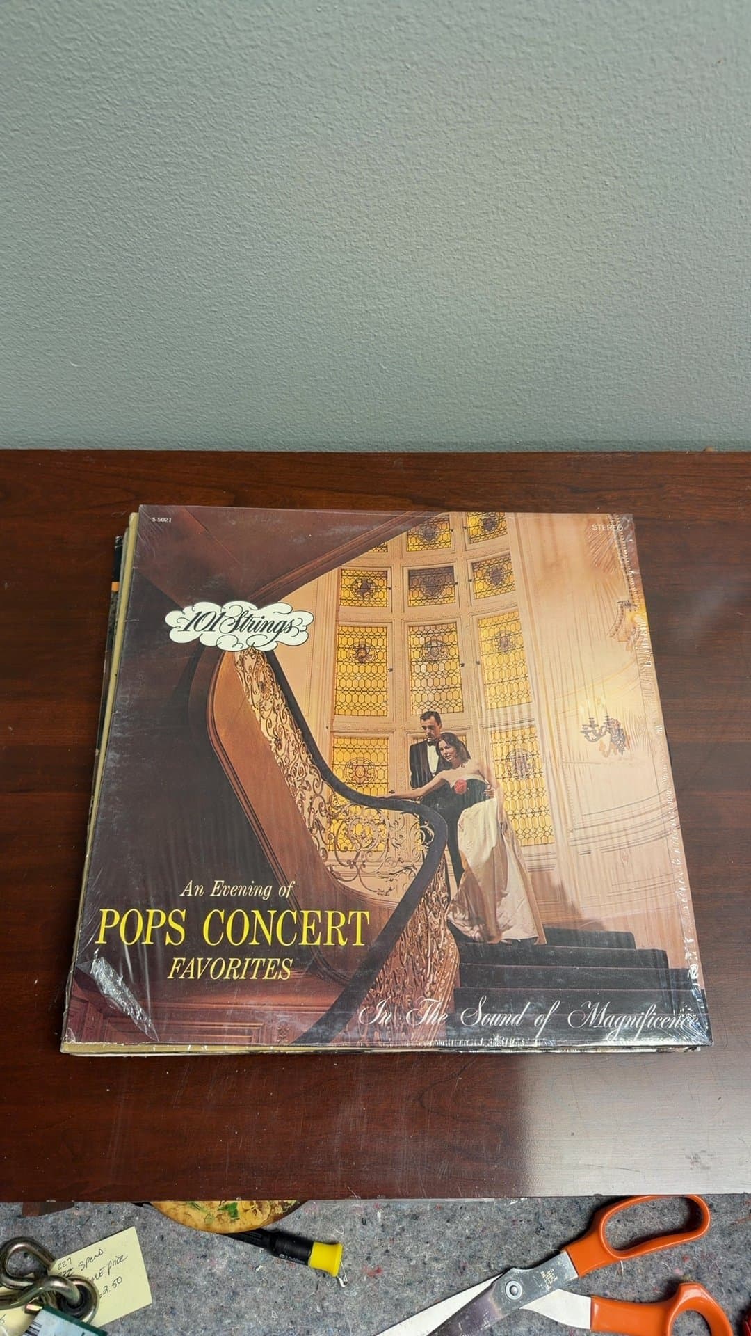 101 Strings - An Evening of Pops Concert Favorites Vinyl Record - Image 1