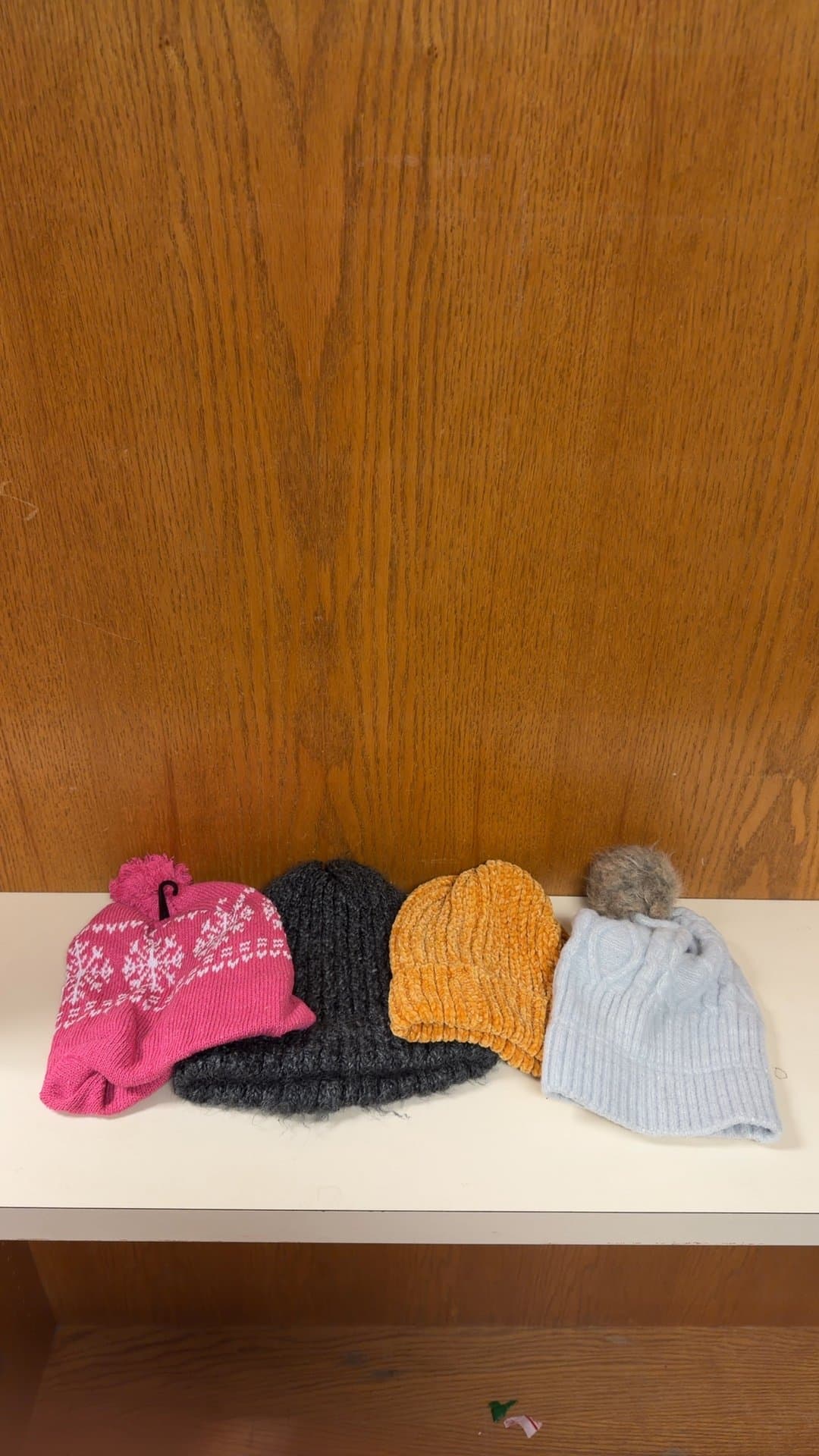 Assorted Winter Knit Beanies Lot of 4 - Image 1