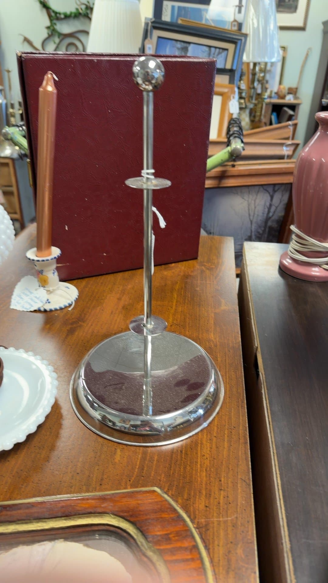 Chrome Paper Towel Holder - Image 1