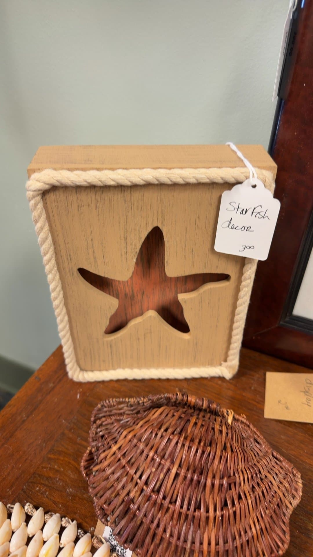 Wooden Starfish Decor - Image 1