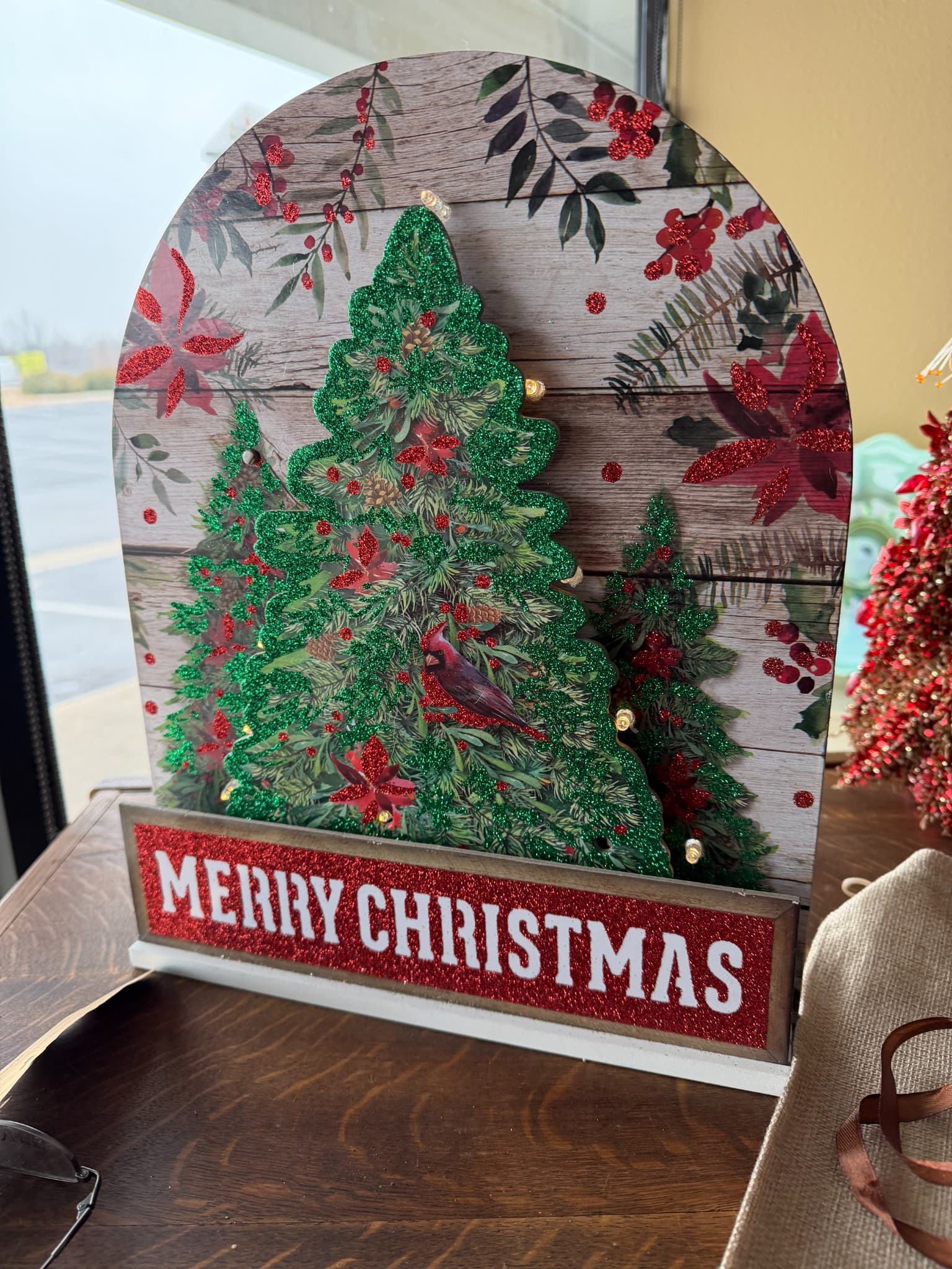 Christmas Tree Decorative Sign - Image 1