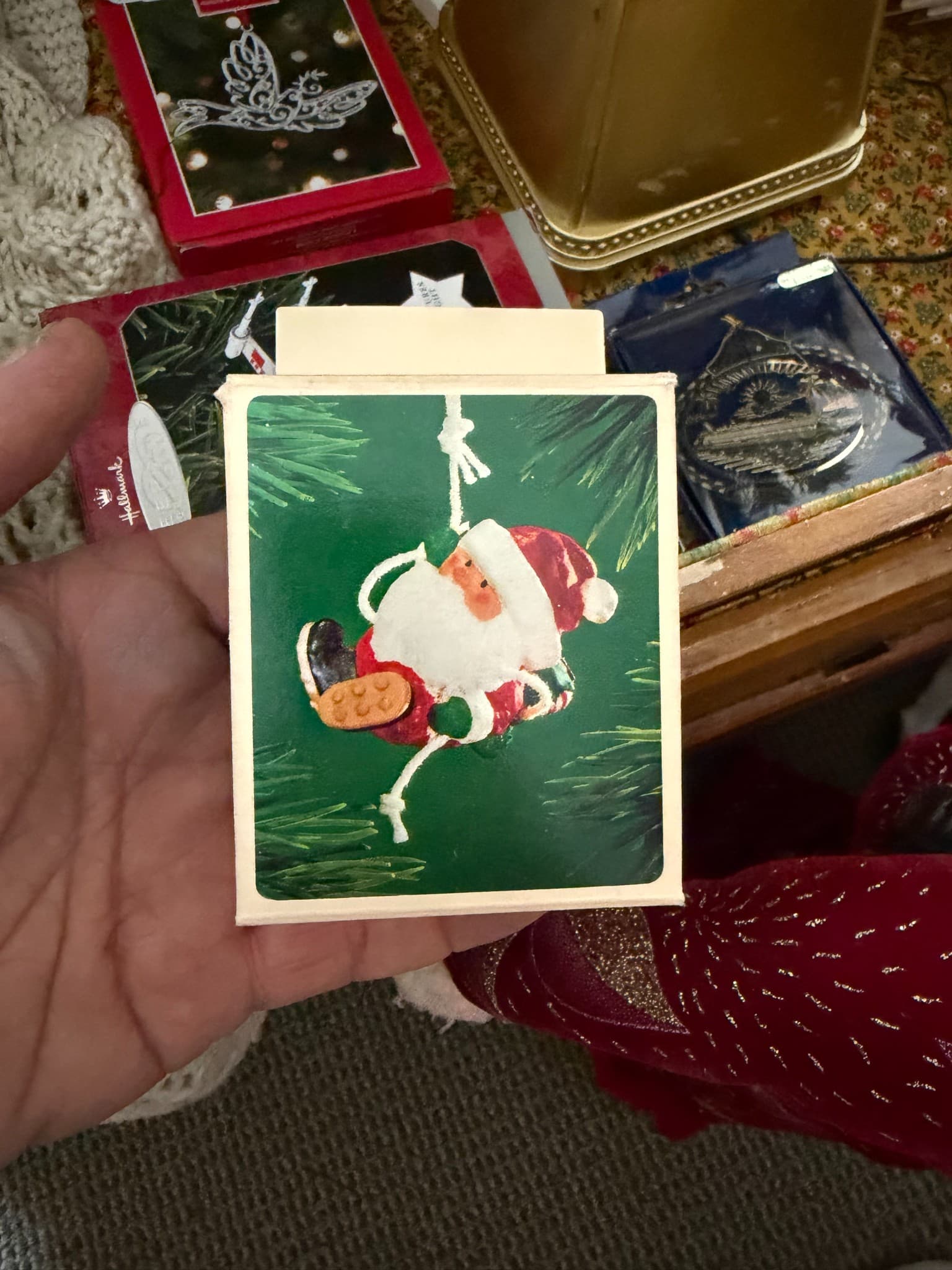 Hallmark Santa Christmas Ornament - Image 1