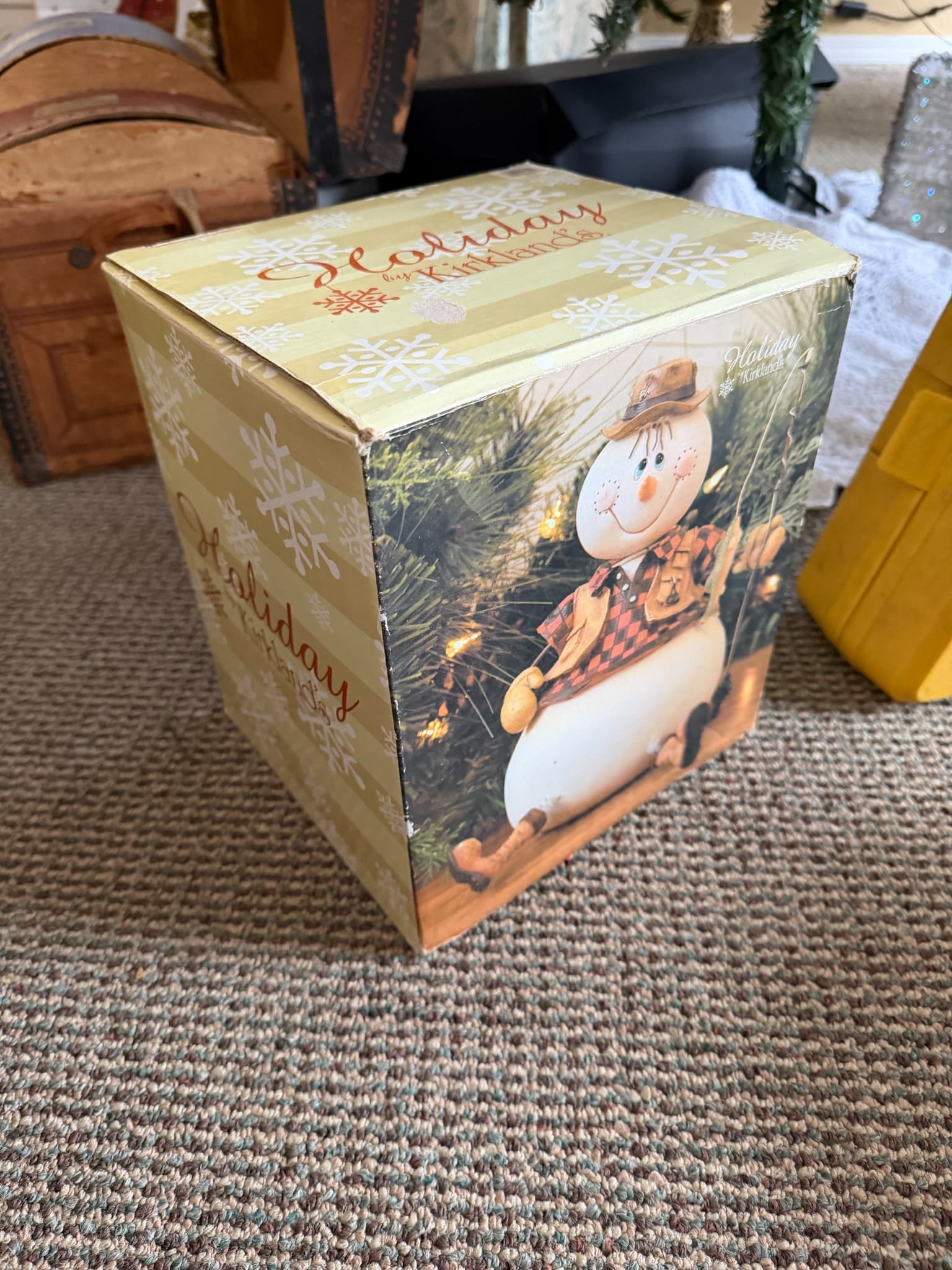 Holiday Snowman Decoration by Kirkland - Image 1