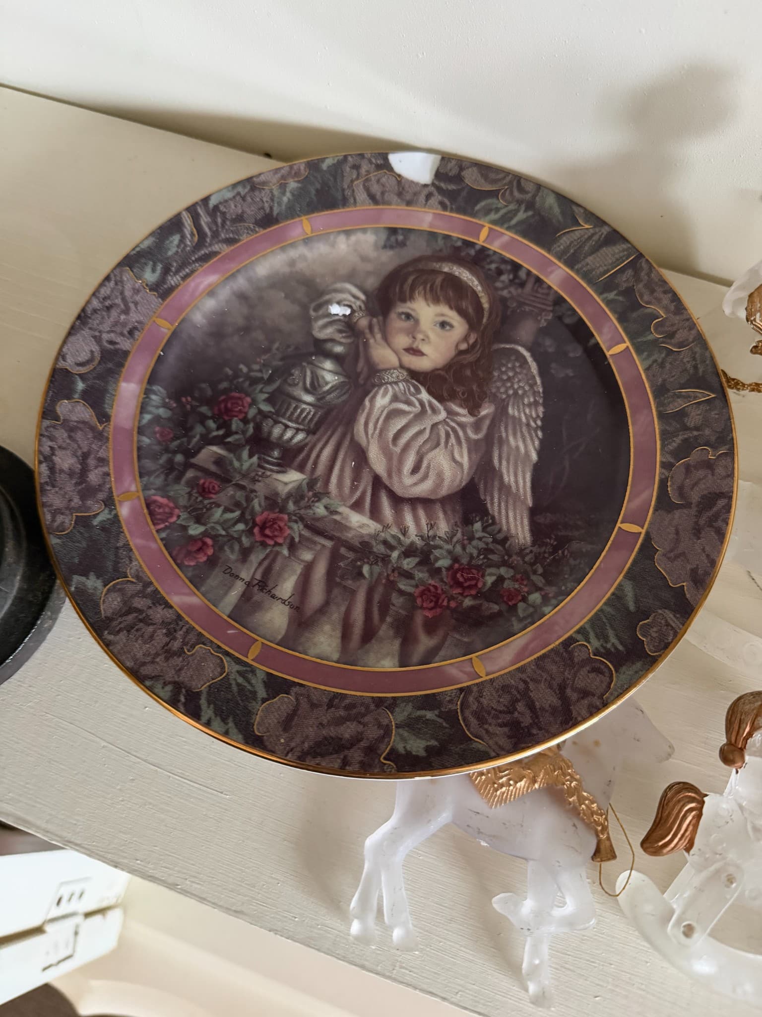 Decorative Angel Collector Plate - Image 1