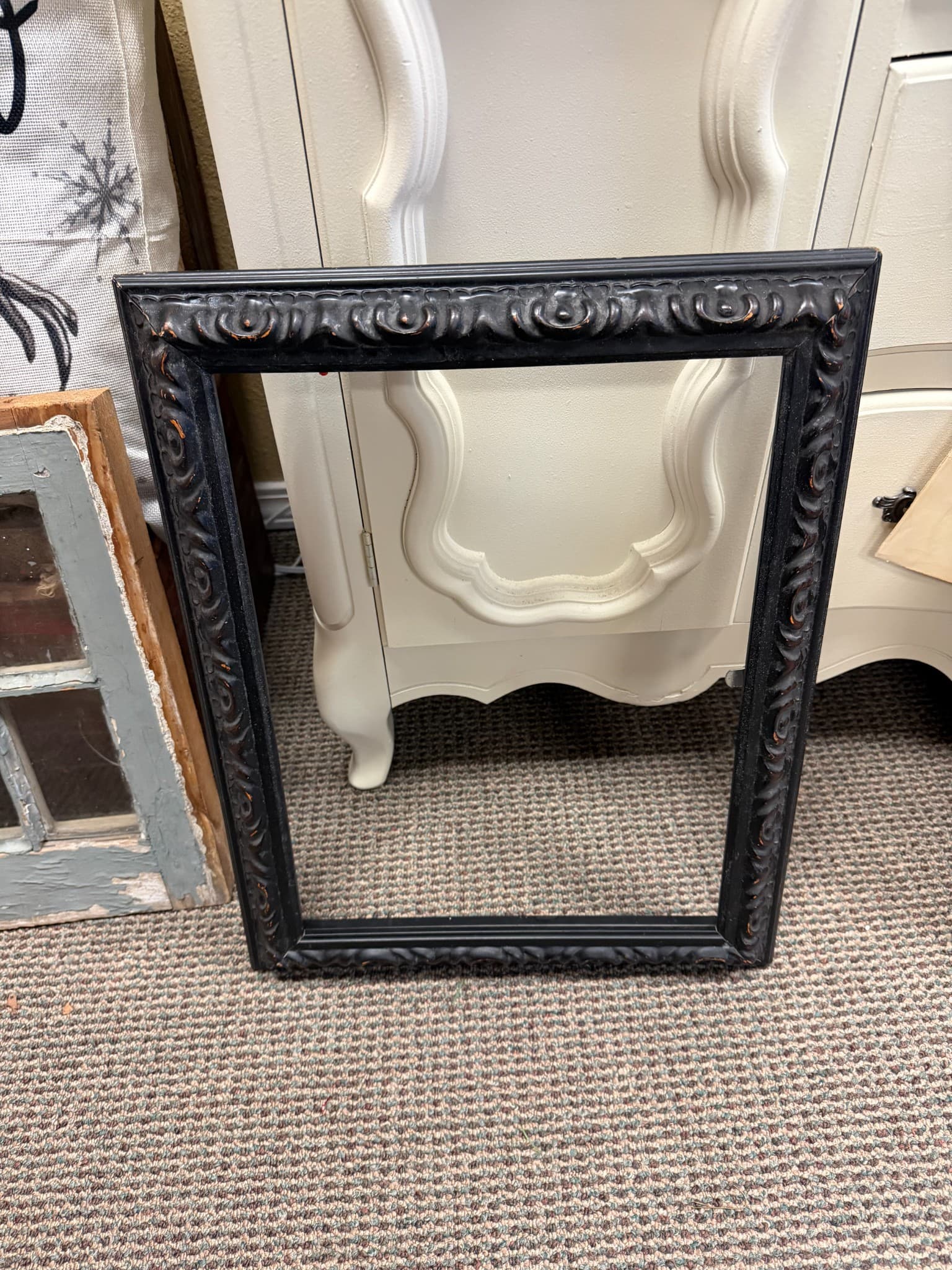 Ornate Black Picture Frame - Image 1