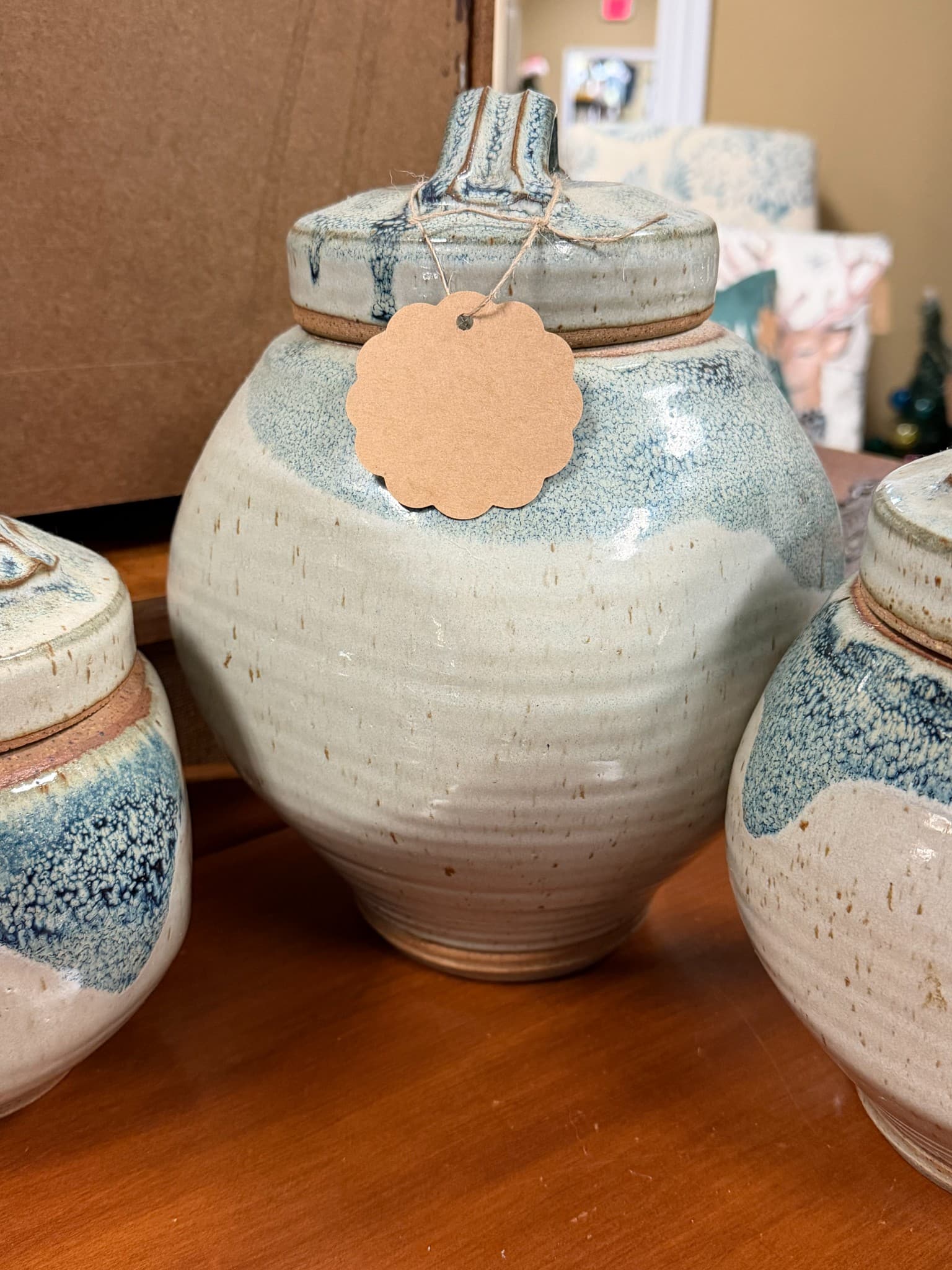 Handcrafted Ceramic Lidded Jars - Image 1