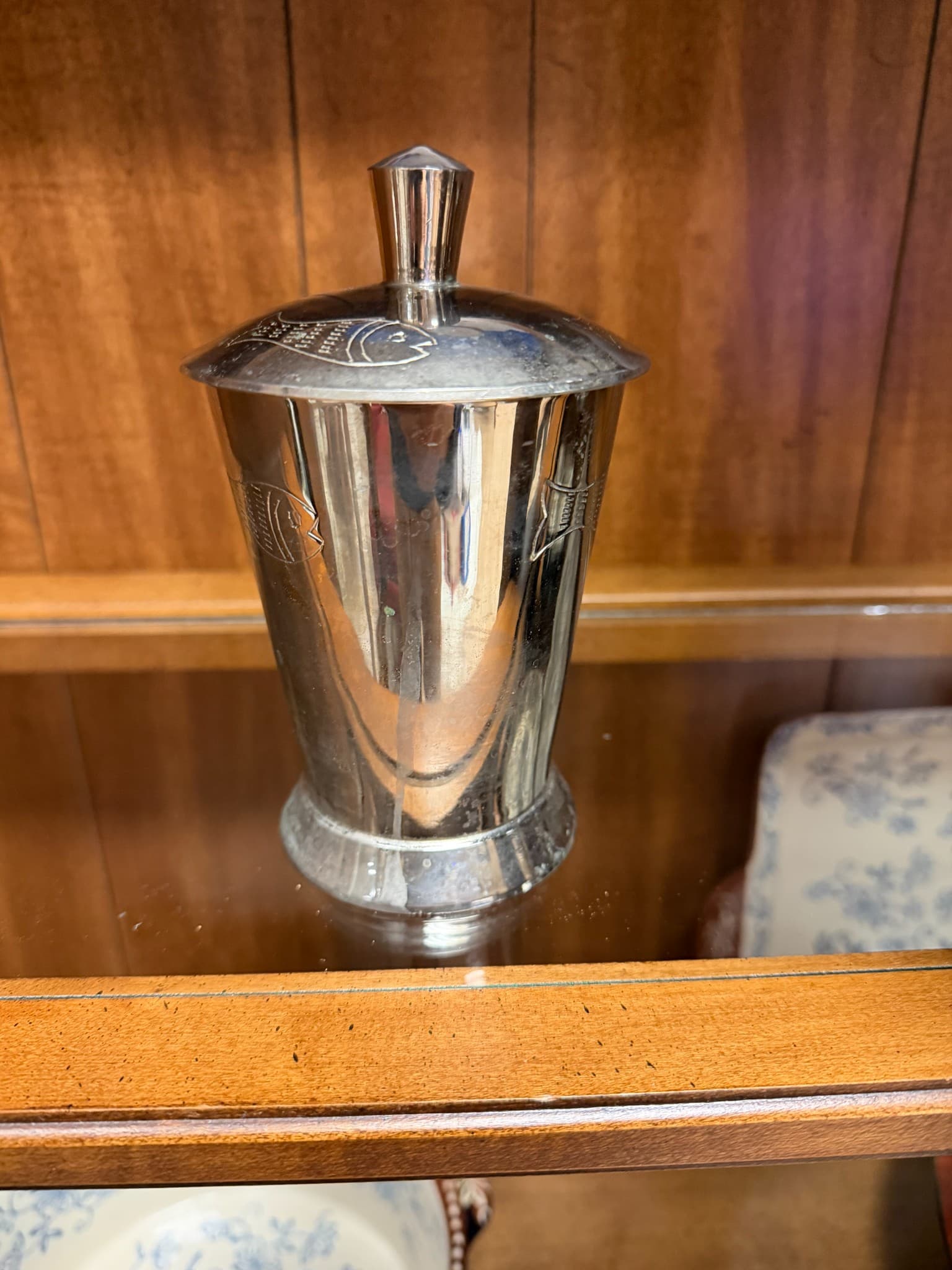 Vintage Silver Plated Decorative Lidded Container - Image 1