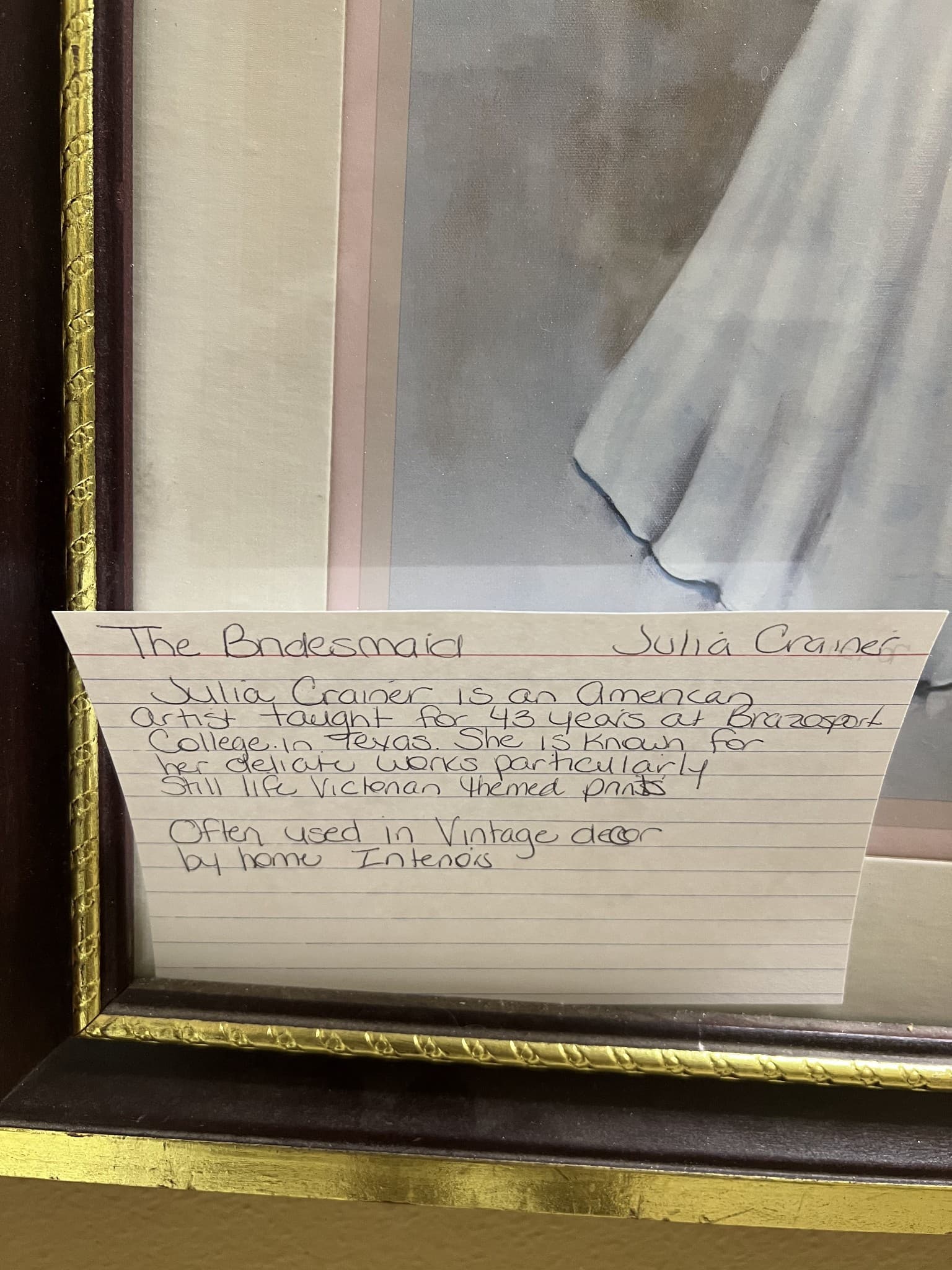 The Bridesmaid by Julia Craner - Image 1