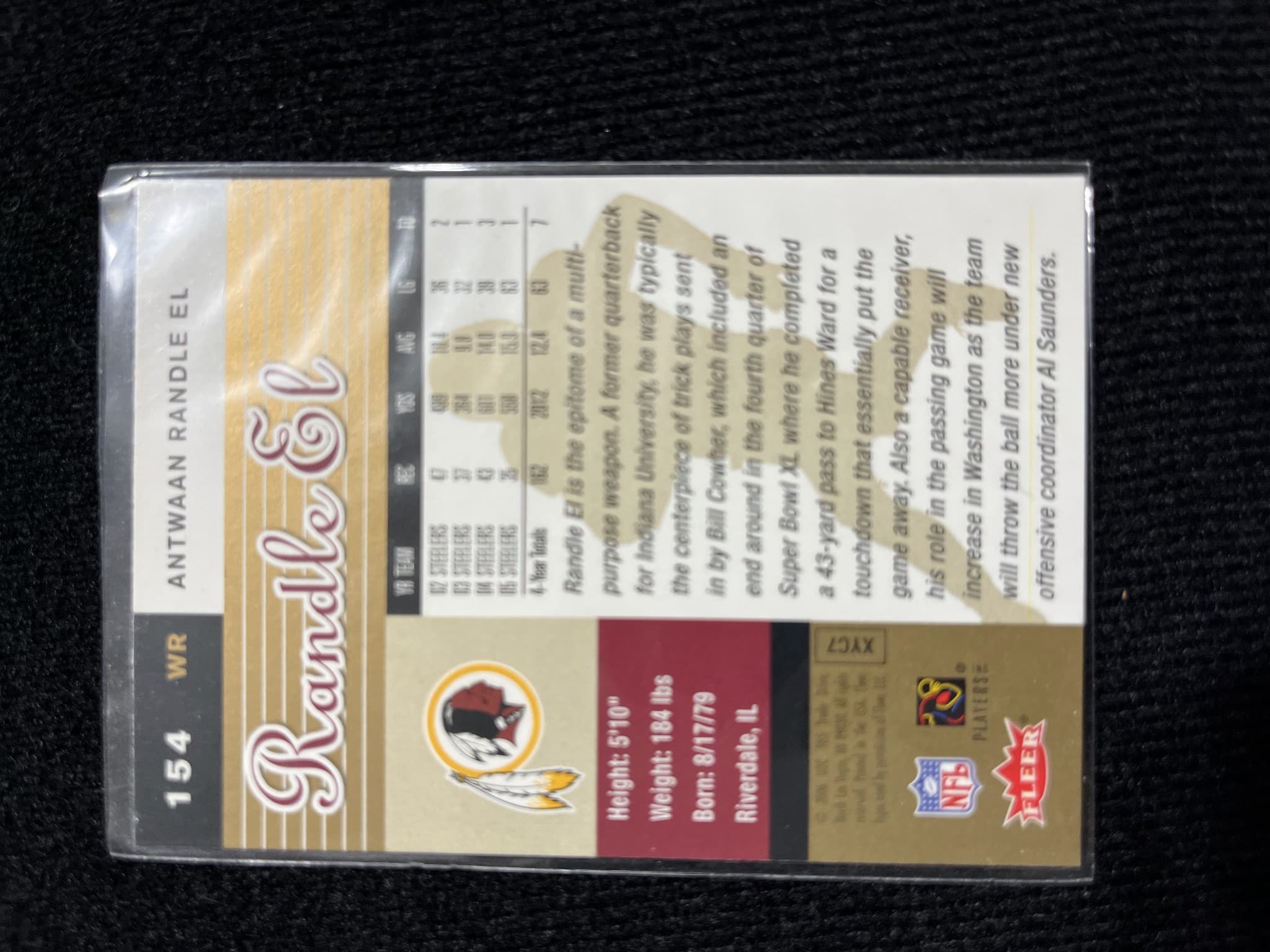 Fleer Ultra Antwaan Randle El #154 - Image 1