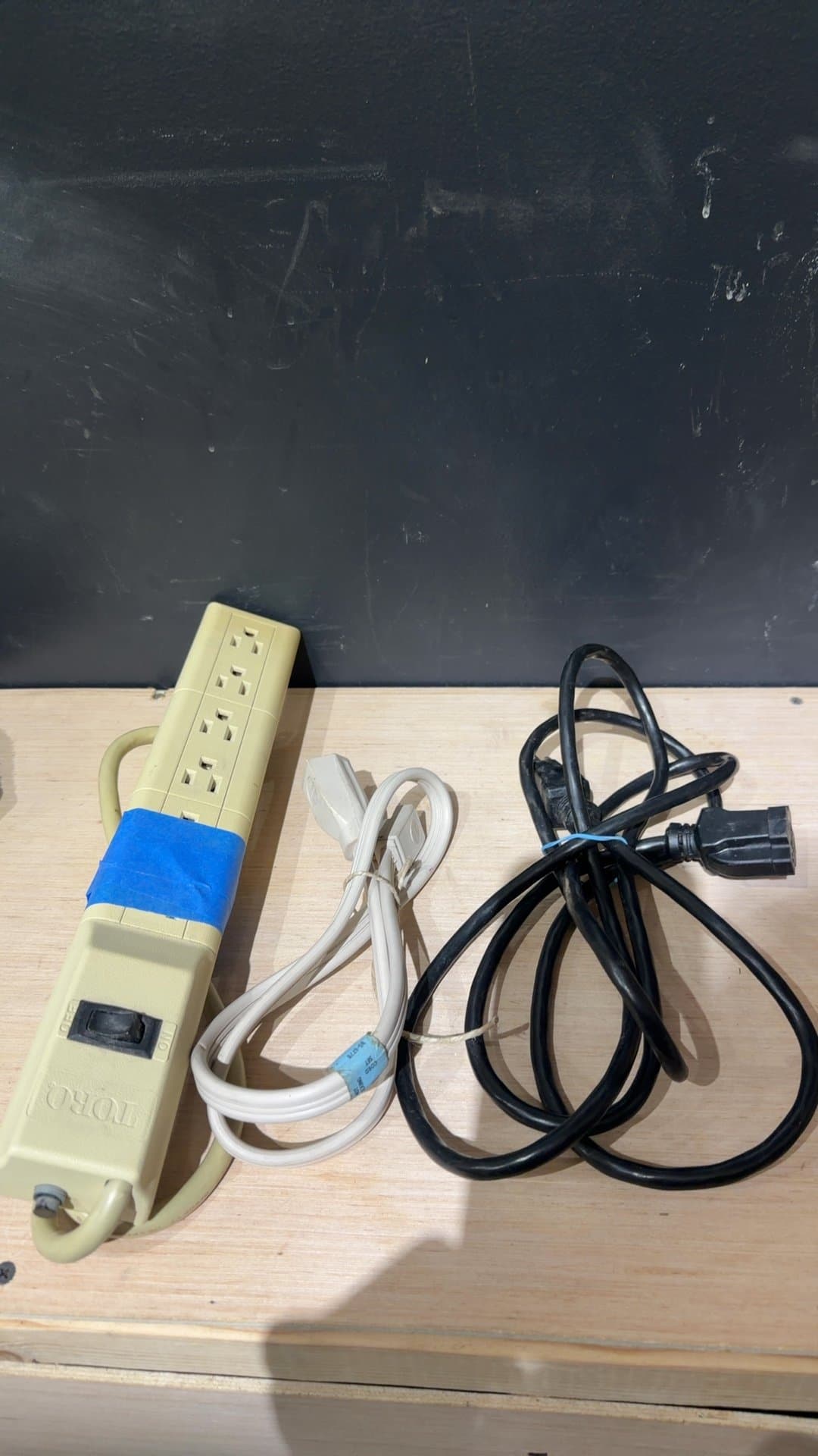 Assorted Power Strip and Extension Cords Bundle - Image 1